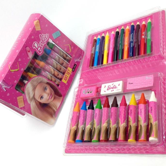 

Barbie Art Set - Dadi / Alat Mewarnai / Crayon