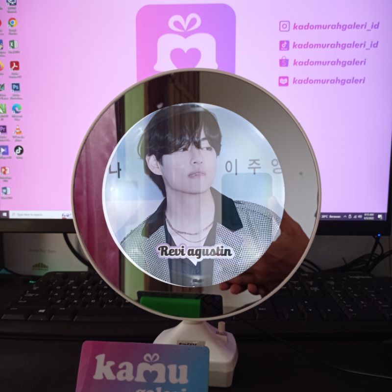 [PROMO] KADO Cermin BTS / army/ Kado Ultah/wisuda/nikah/ lampu tidur/ cermin rias/hiasan kamar/ foto