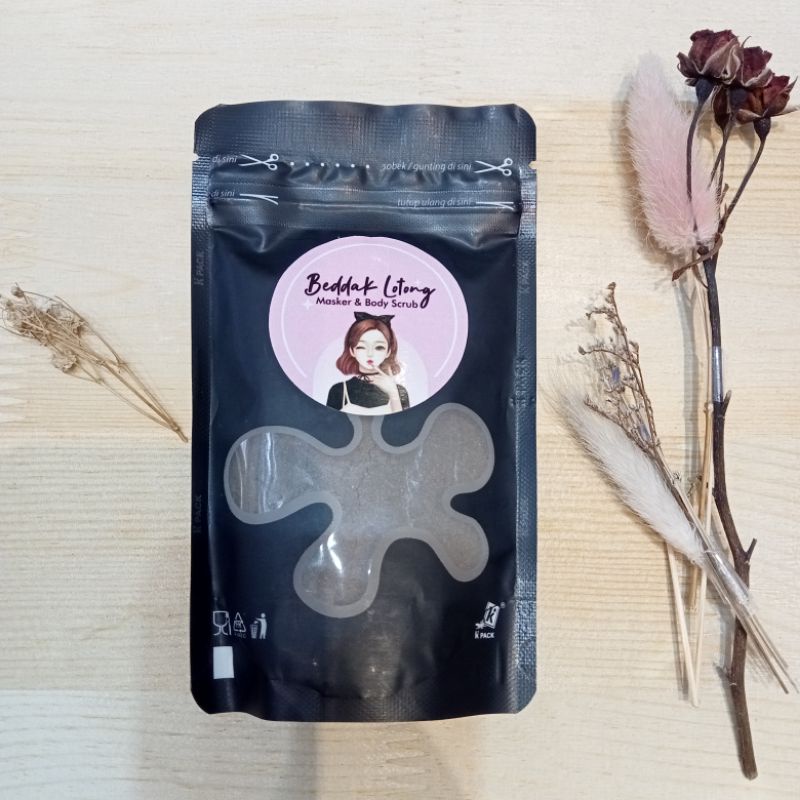 LULUR BEDAK LOTONG / MASKER HITAM / MASKER BEDAK LOTONG