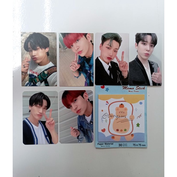 PC PHOTOCARD ATEEZ SAN JONGHO YUNHO MMT THANXX SOUNDCHECK APPLE MUSIC DVD