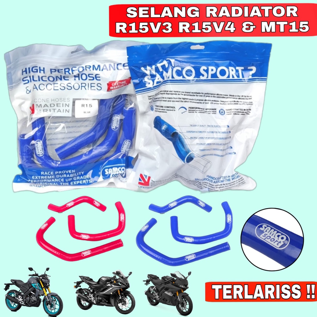 MT 15 Selang Radiator All New R15 VVA V3 Samco Sport Racing selang radiator r15v3 r15v4 mt15 | Selan