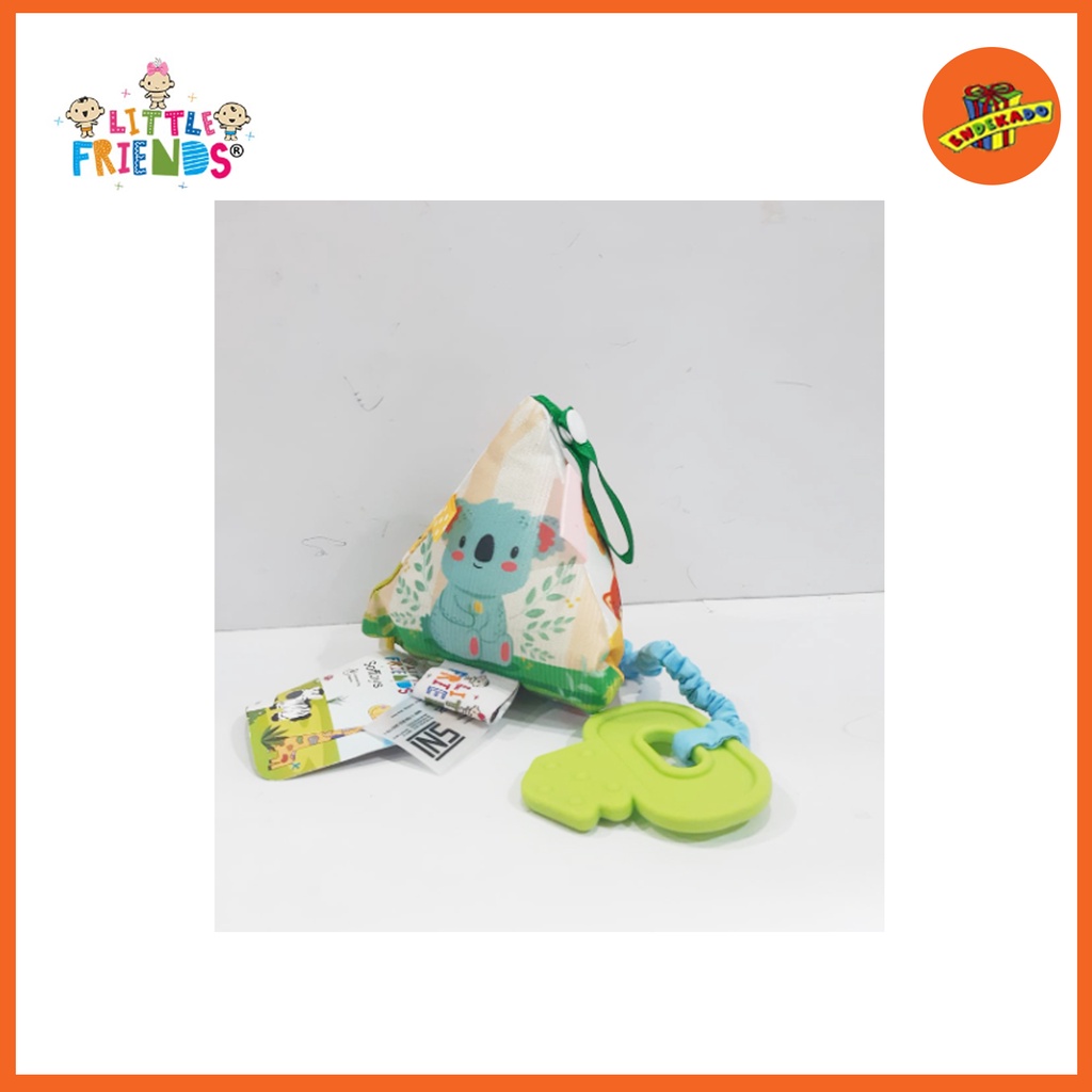 LITTLE FRIENDS Soft Toys Triangle - Mainan Edukasi Bayi Makassar