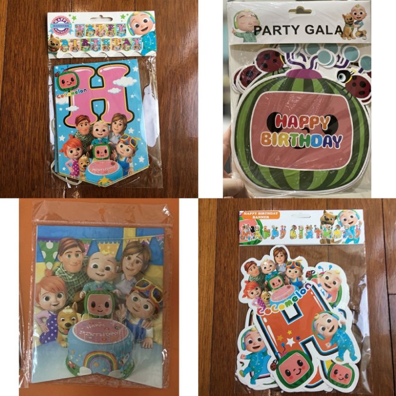 Banner Cocomelon Happy Birthday