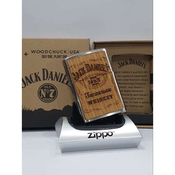Original Zippo Woodchuck Jack Daniels Emblem 48392
