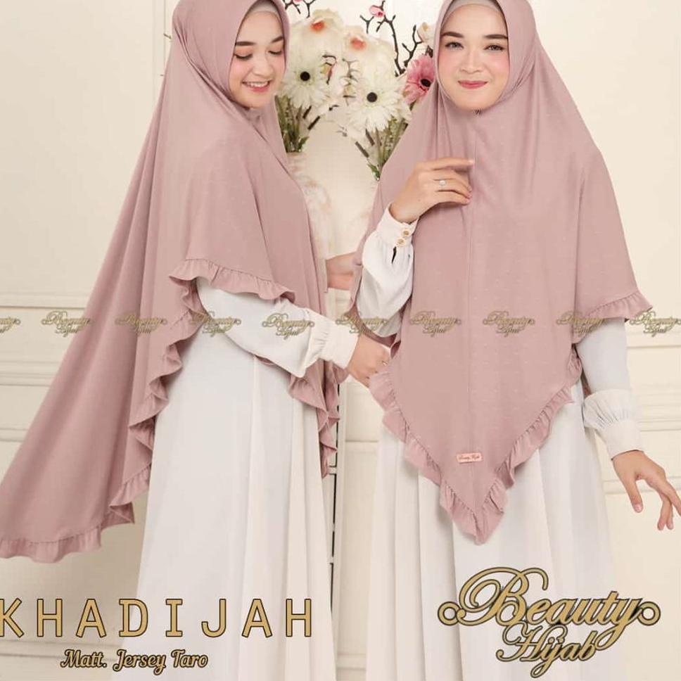 (Original Beauty Hijab) Hijab Syari Khadijah XXL - Jersey Arsila ▫ TG.18Oc22n