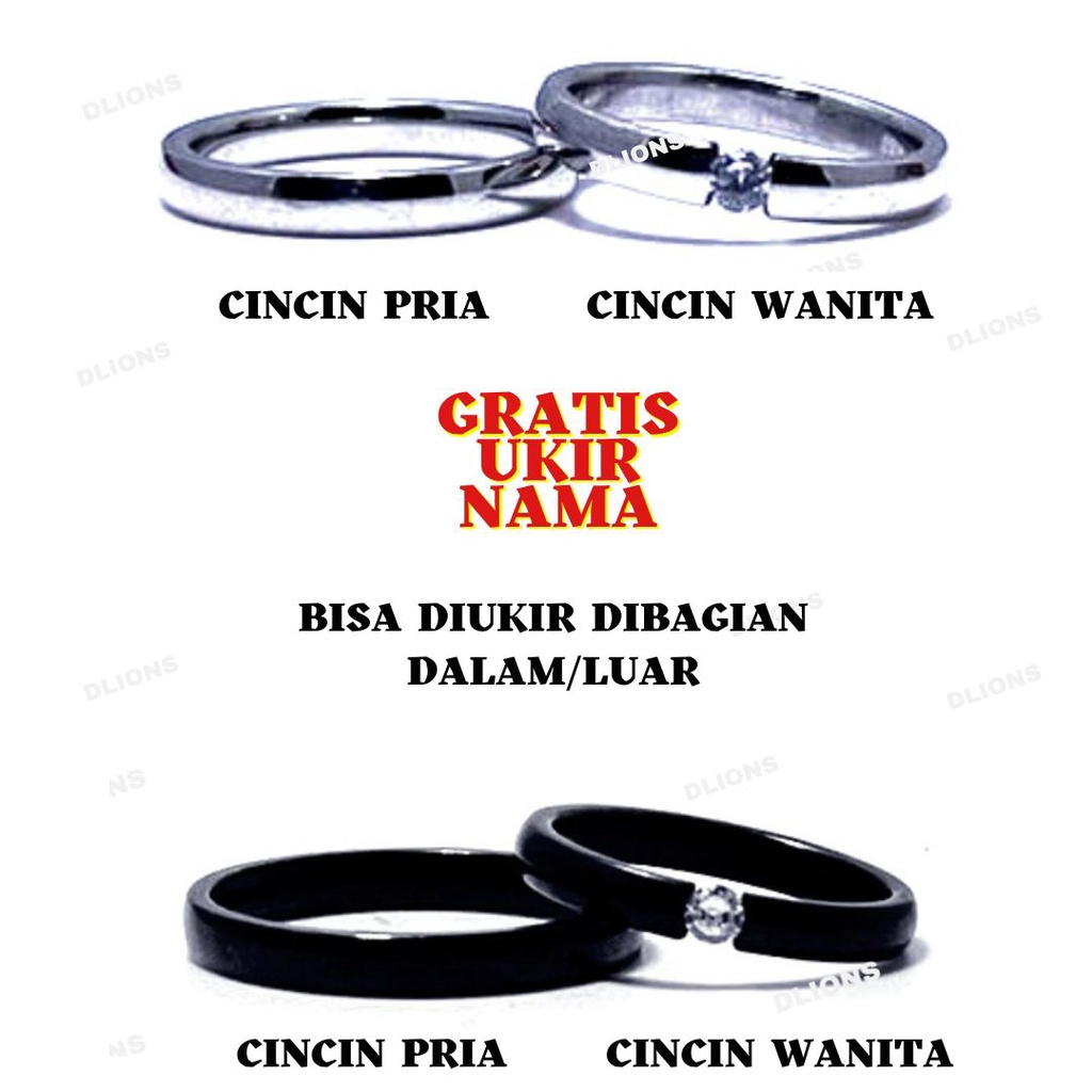 CINCIN TITANIUM ASLI,CINCIN PASANGAN TITANIUM,CINCIN COUPLE TITANIUM TIDAK KARAT,SUDAH DAPAT 2 CINCIN,GRATIS UKIR NAMA,FREE GELANG COUPLE,FREE BOX CINCIN(ISI DUA CINCIN BUKAN BOX ISI 1)