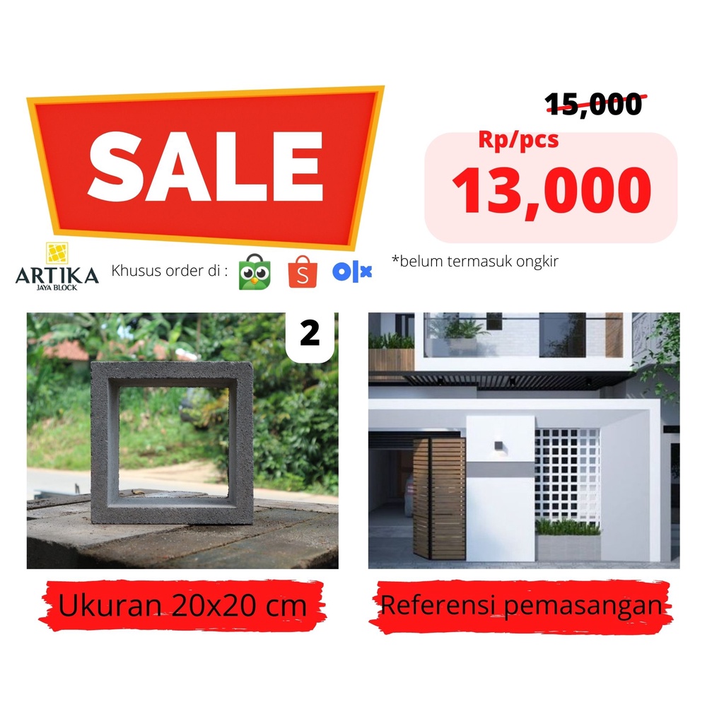 Roster / roster beton / roster beton minimalis / roster beton modern