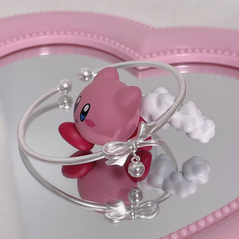 Gelang Tangan Silver Aksen Lonceng Untuk Wanita