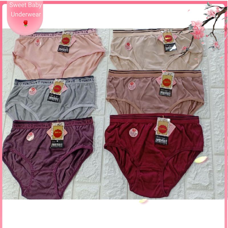 CELANA DALAM WANITA KARET LEBAR || CD CEWEK DEWASA REMAJA || HARGA RESELLER || MEREK YUNITALIE