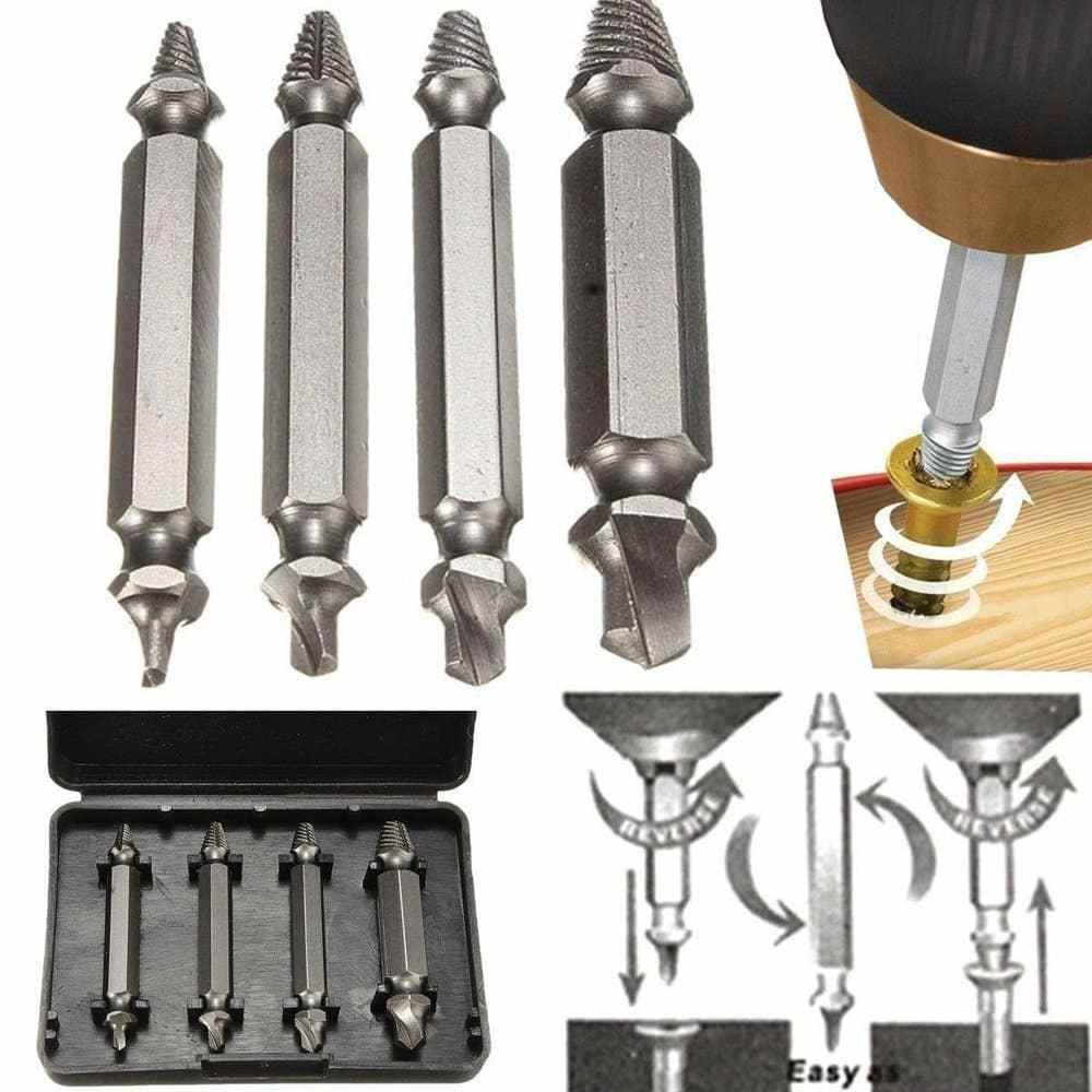 Screw Extractor Broken Striped Screw Remover - Pembuka Baut Sekrup Rusak/ Los