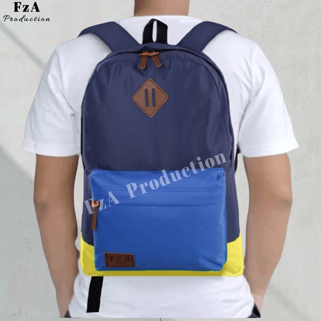 FzA Official - Tas Ransel Punggung Distro Casual Pria Wanita / Tas Ransel Laptop Backpack Original - NYSL