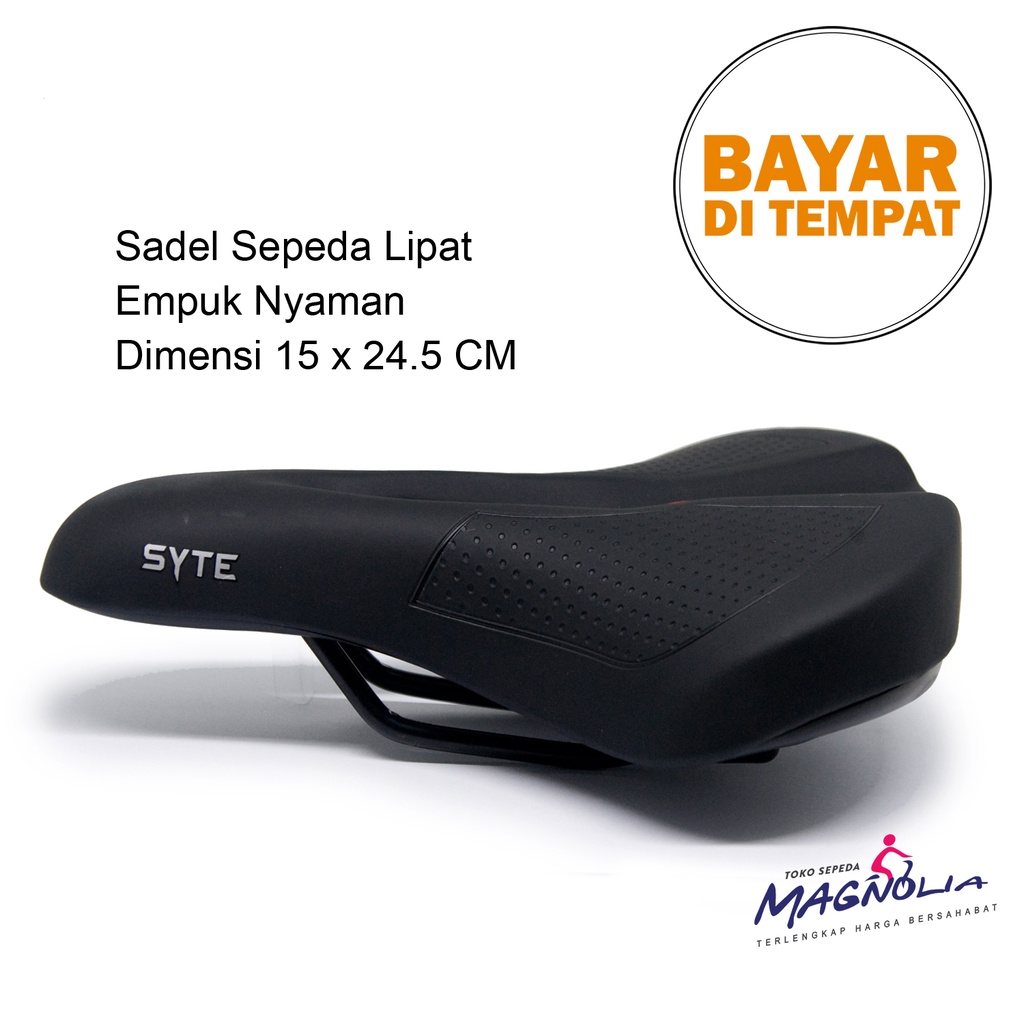 Sadel Jok Sepeda Lipat Seli MTB Empuk Nyaman Merk Syte