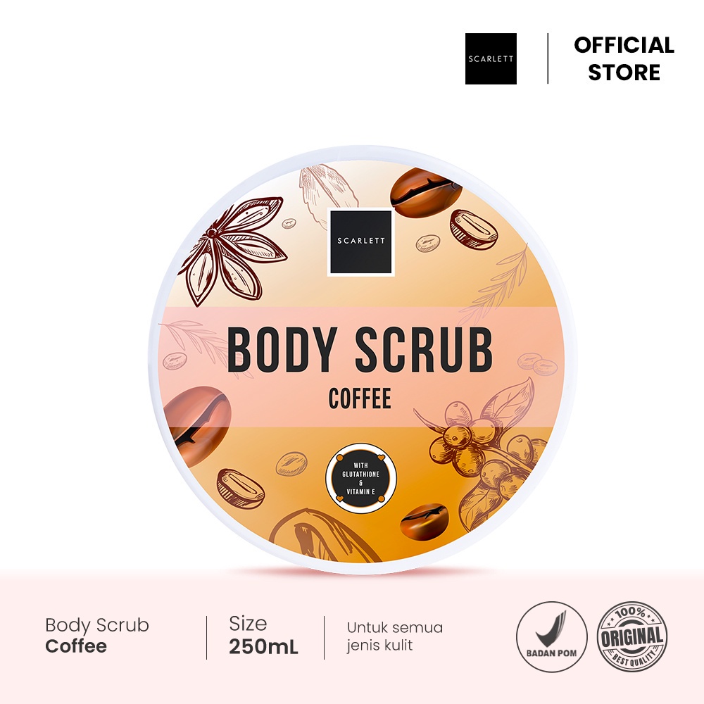 Girlsneed77 Scarlett Whitening Body Scrub Coffee