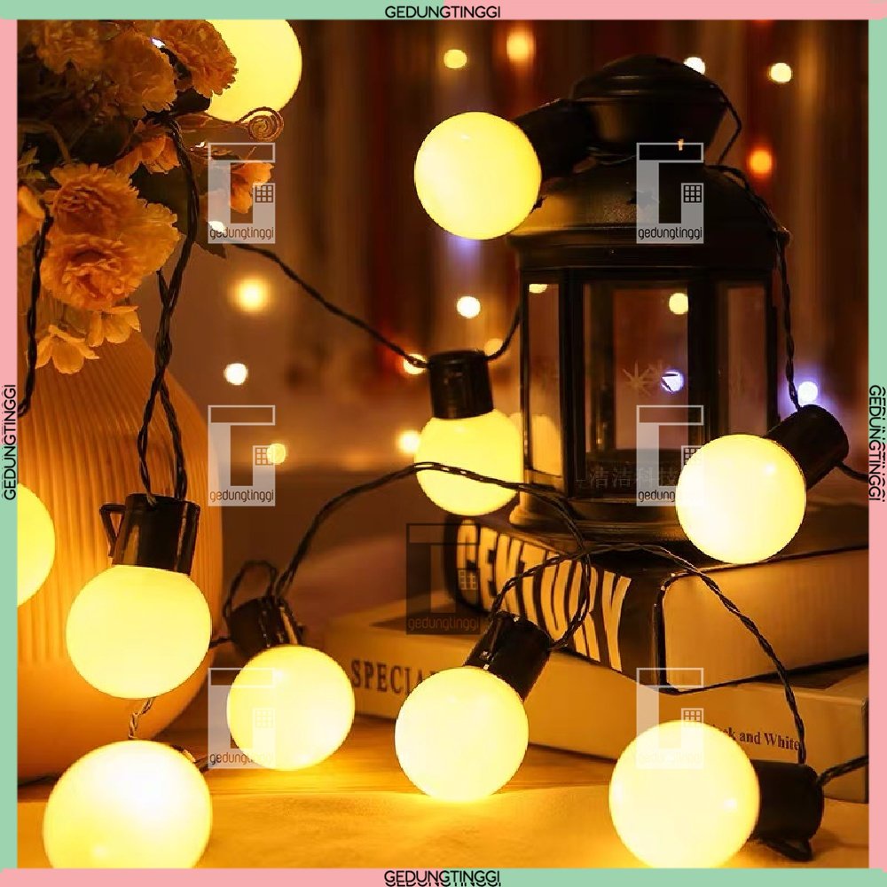 Lampu Bohlam Bolam Led Lid Let Tumbler Tmblr Hias Hiasan Dekorasi Natal Kaca Kayu Gantung Dinding Plafon Ruang Tamu Rumah Meja Kamar Teras Taman Malam Kafe Cafe Backdrop Lamaran Pelaminan Wedding Warna Warm White Tahan Anti Kedap Air Pvc Light Lamp 12v 5v