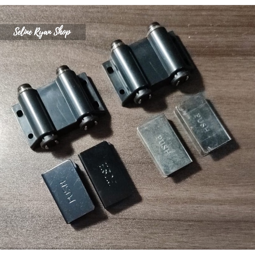 Magnet Tekan / Magnet Push Pintu Rak Kaca Lemari Buffet TV