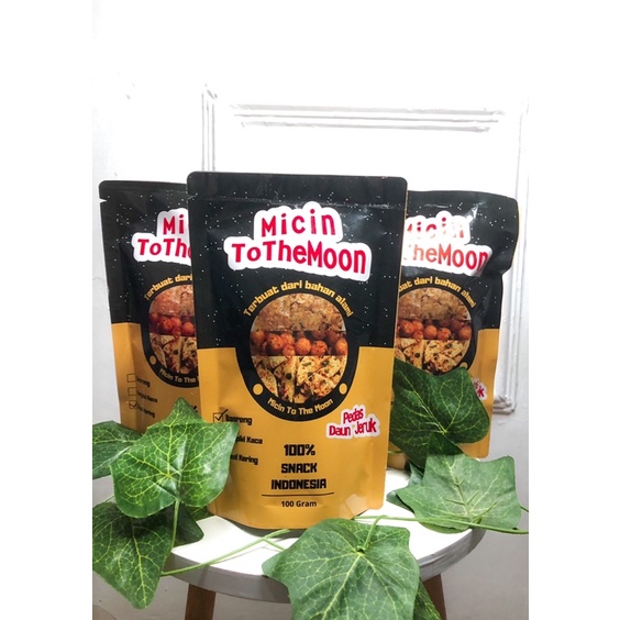 

Basreng Kripik Kaca Cimol Kering Micin to the moon pedas daun jeruk