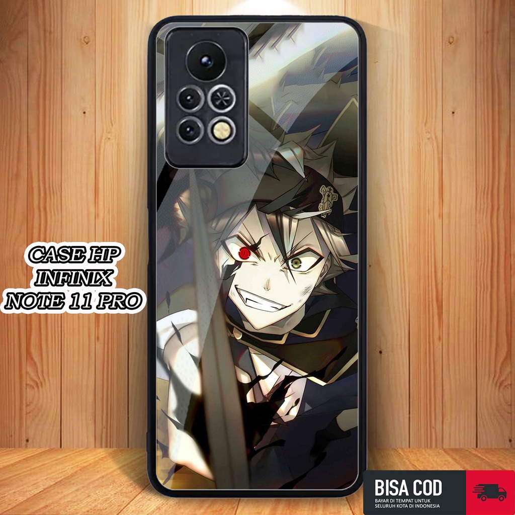Case INFINIX NOTE 11 PRO [BLACK CLOVER] Fashion Case - Case Hp INFINIX NOTE 11 PRO - Sarung Hp INFIN