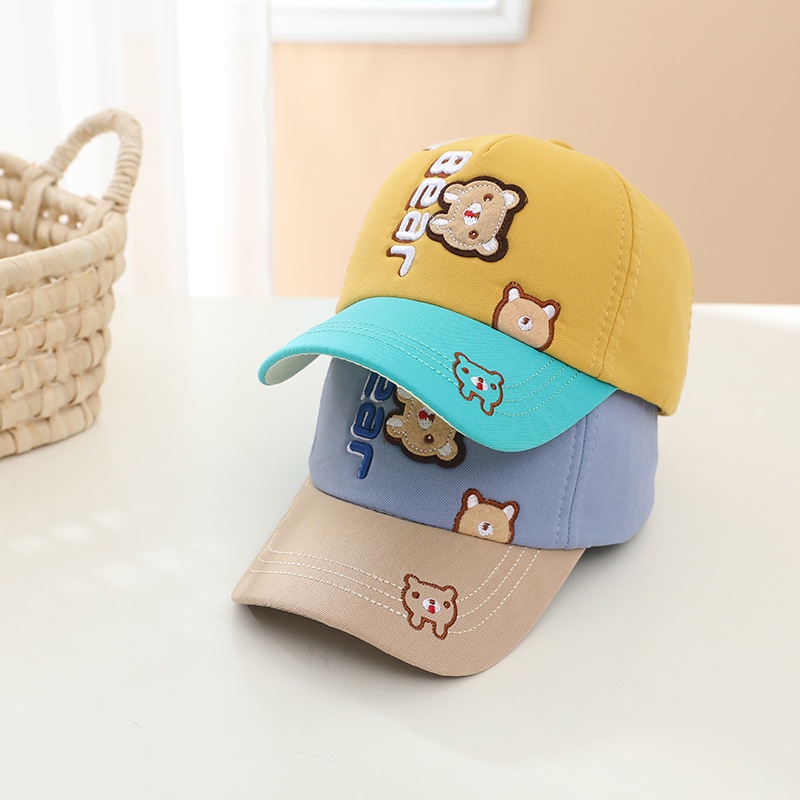 COD!! topi keren anak laki laki dan perempuan umur 1-4 tahun motif VERTI BEAR lucu import premium / babylovanta