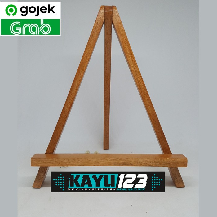 

Sale!!! Wooden Easel 28X21 Cm Stand Kayu Tripod Kayu Photo Stand Lukis (We-01) Bergaransi