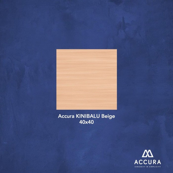 KERAMIK 40X40 KINABALU BEIGE DOFF - MULIA TILE