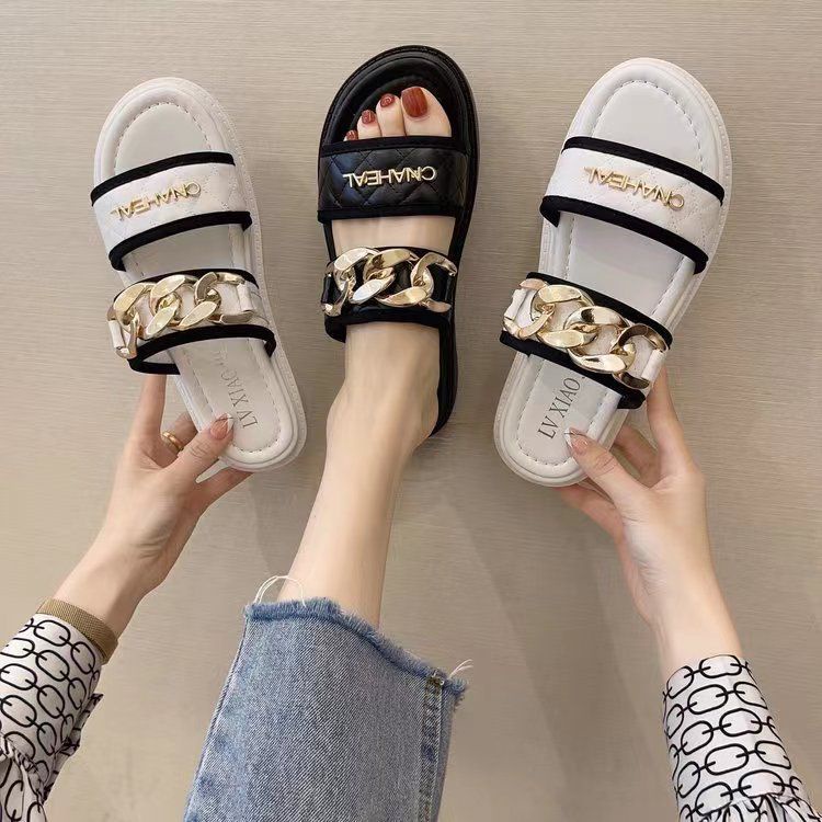 Sandal Wanita Wedges Korean Style Elegant Sandal Cewek Model Kekinian Sandal Perempuan Fashionable NS9524