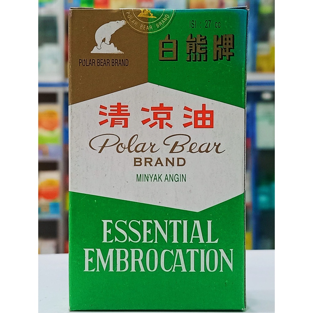 Polar Bear 27 ml Brand Essential Embrocation Besar Minyak Angin Beruang