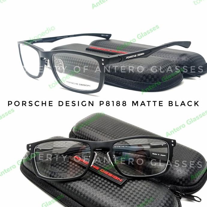 Frame Kacamata Minus Pria Porsche Design 8188 Magnesium