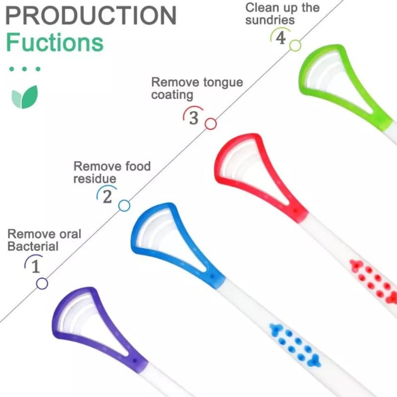 Pembersih Lidah Sikat Lidah Tongue Cleaner Tongue Scraper