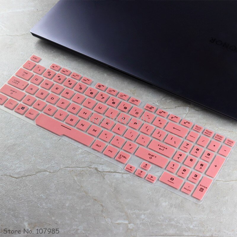 Case Pelindung Keyboard Bahan Silikon Kulit Transparan Untuk Asus TUF Gaming A15 A17 F15 F17 FX506 FA507 FA507 15.6 Inch