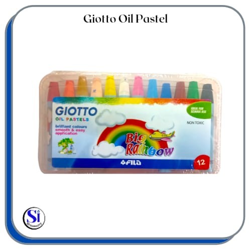 

Pastel Crayon Oil Pastel Giotto Big Rainbow 12 Warna Briliant Colour 295100