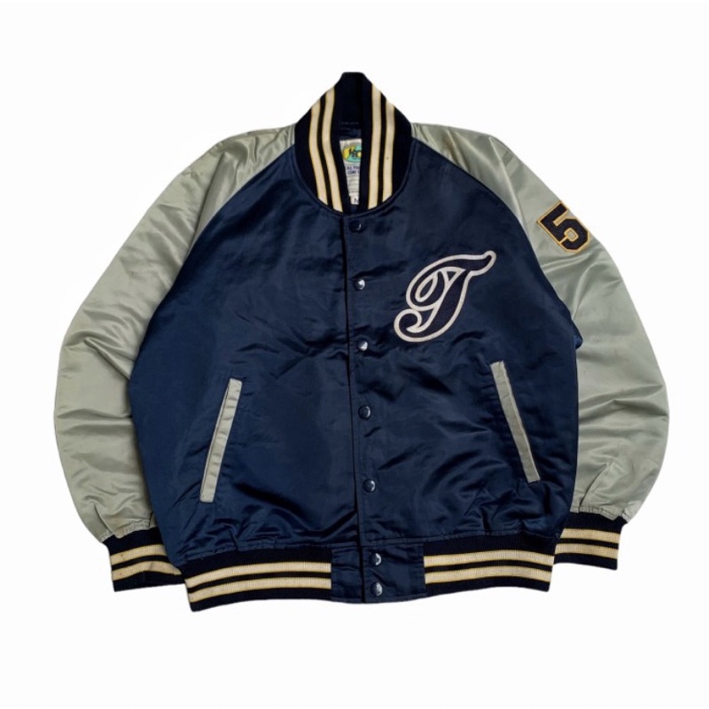 Vintage Varsity Jacket Sportswear Softball Club By Eghties Co .