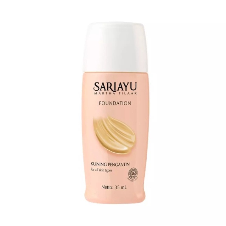 SARIAYU Foundation Kuning Langsat - Alas Bedak 35 ml