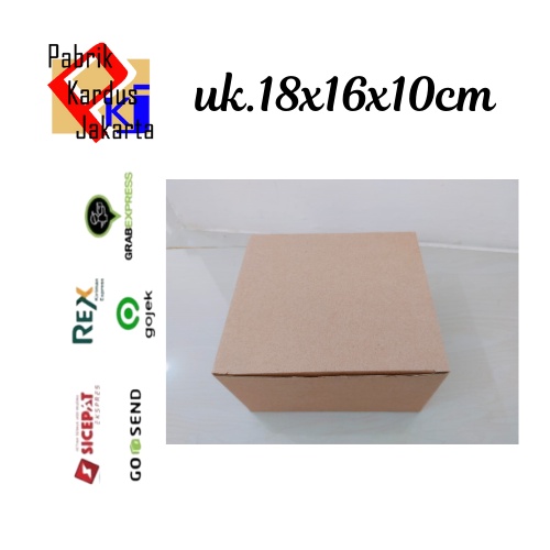 

BOX/PACKING DIECUTE KARTON UK 18x16x10 CM