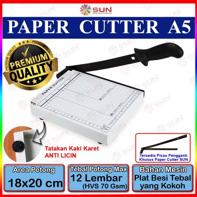 

Paper Cutter A5 ( Alat Potong Kertas )