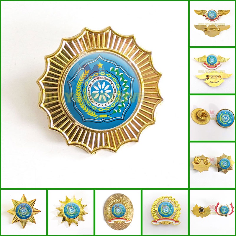 Pin PKK Pin Bros Wing Logo PKK Semua Model