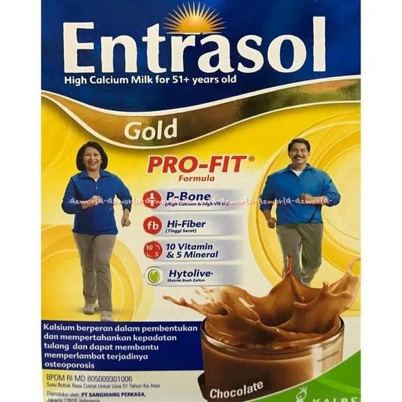

[ COD ] ENTRASOL GOLD 600GR VANILA/CHOC / TOKO MAKMUR DUKUH KUPANG