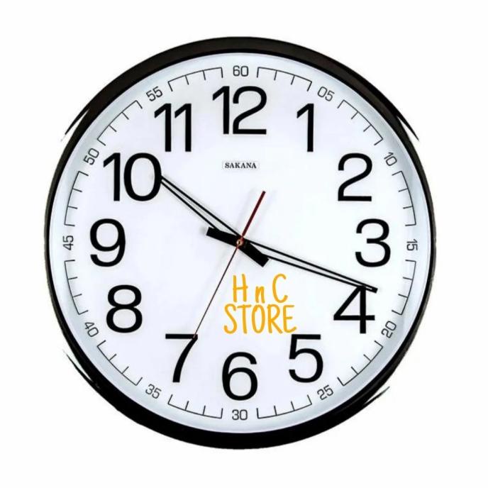Ukuran X-tra Besar Diameter 50cm, Jam Dinding Sakana 715 Ori