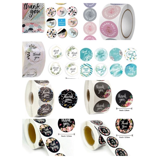 

[KALBAR] 10pcs / 50pcs STIKER TERIMA KASIH / STICKER THANK YOU / TEMPELAN KADO / STIKER KUE / STIKER MAKASIH / HIASAN KADO HADIAH