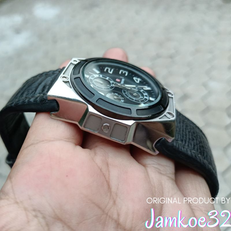 Jam Tangan Arloji Expedition Tipe 6338 M Remaja Cowok Pria Analog Original Ori Murah Anti Air Strap 