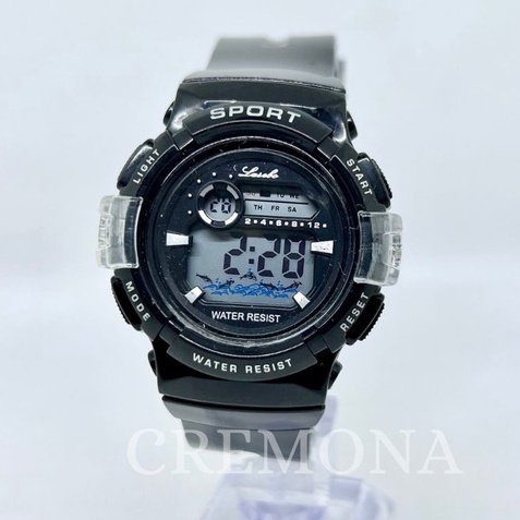 BISA COD! Jam Tangan Cowok Pria Cewek Wanita Bulat Digital Import Murah Mewah Anti Air WATER RESISTANT BONUS BATERAI CADANGAN!
