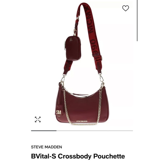 Steve madden  bvital-s crossbody phoucette wine