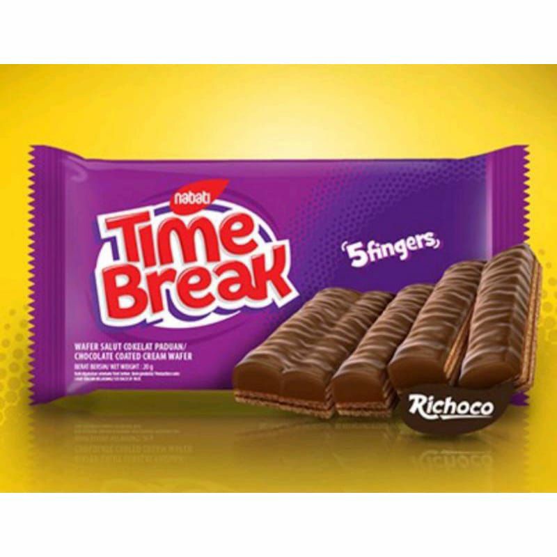 

[PACK] Time Break 5fingers Cokelat Nabati