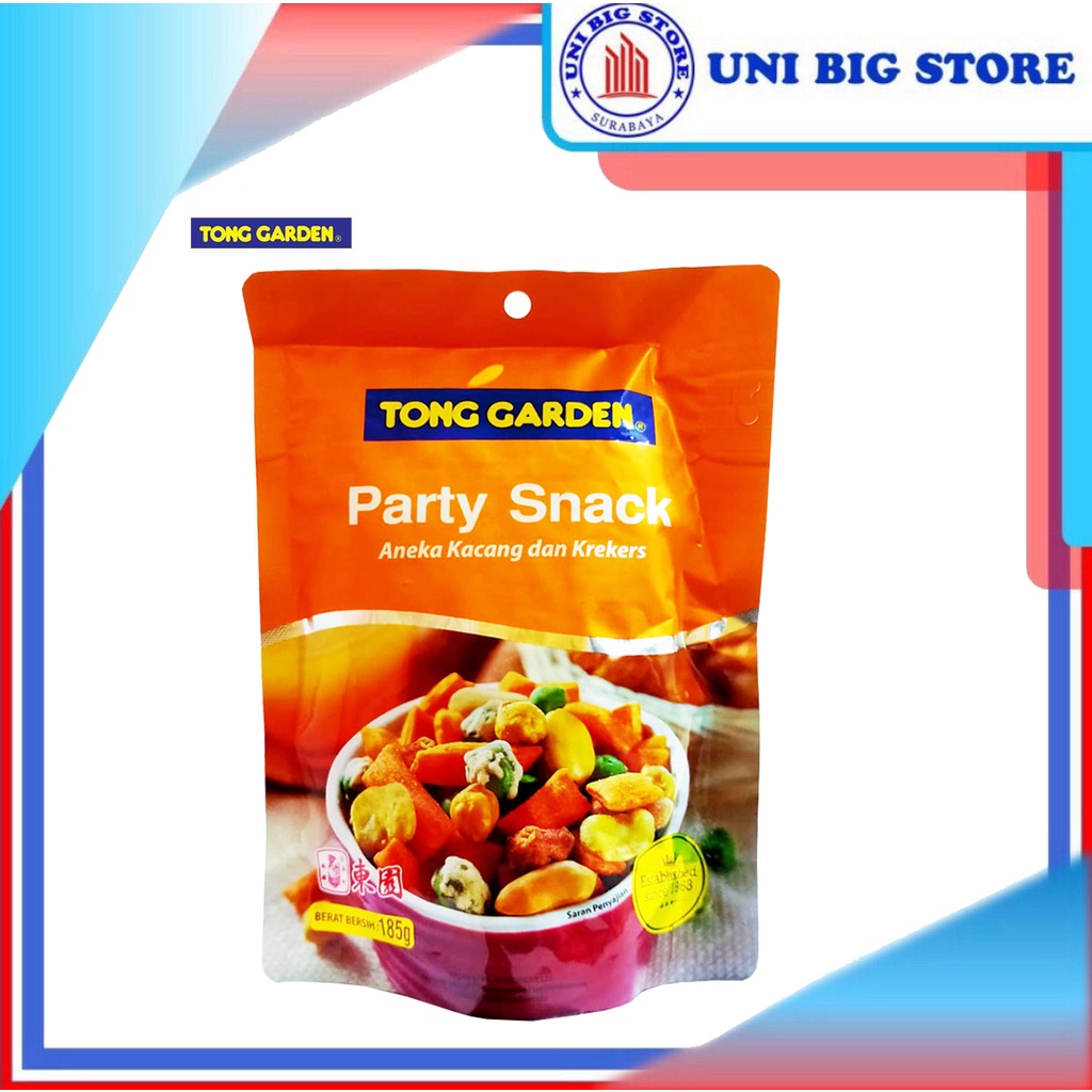 

Tong Garden Party Snack 185 gr Aneka kacang dan Krekers