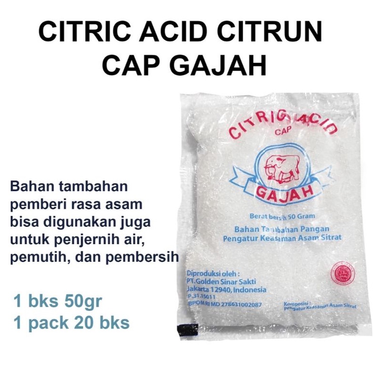 CITRUN CAP GAJAH 50GR