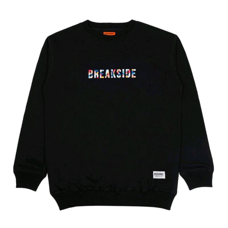 Breakside sweater Crewneck Rhythm - Black 06