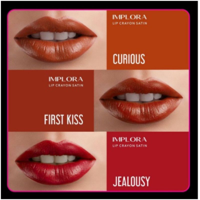 READY Implora Lip Crayon Satin Original