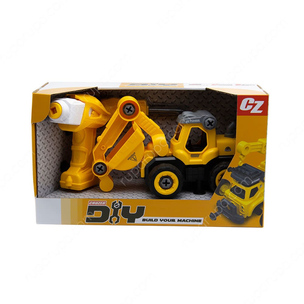 Mainan Mobil Truck Excavator -  Mainan Anak Cruzer DIY mobil remote kontrol - Produk Original Toys K