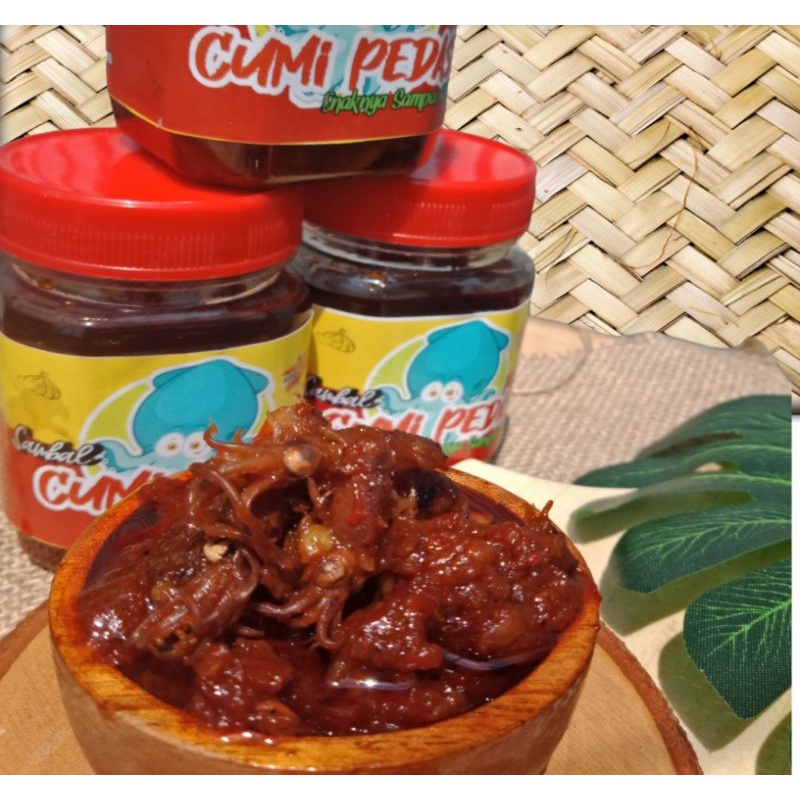 (Sakera) 250g Sambal Baby Cumi Pedas Khas Madura