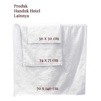 Keset Handuk Hotel NT HOTEL Natural By Chalmer 50 x 70 cm Seri Hotel Keset Tebal Keset Putih Keset Hotel 1000 gsm 350gram