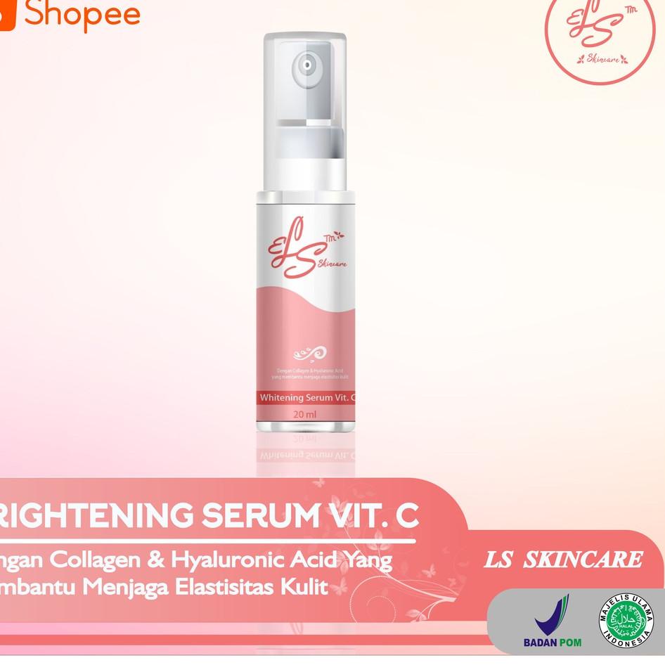 ➦Promo LS SKINCARE SERUM VIT C GLOWING WHITENING  BPOM (ELSTM) TAN5